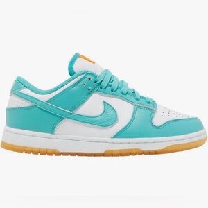 NWOB Nike Women’s Dunks Teal Zeal Miami Dolphins 8 Low Top Gum Sole NO BOX